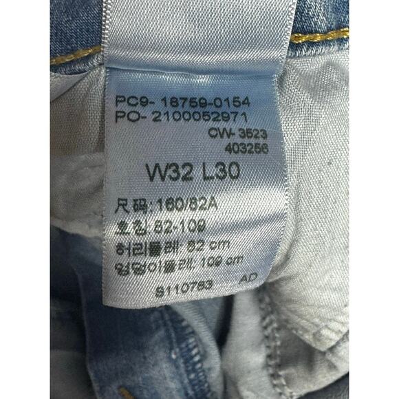 Levi's 725 Women's High Rise Bootcut Blue Denim Jeans - Size 32x30 (33x29) - Picture 6 of 6